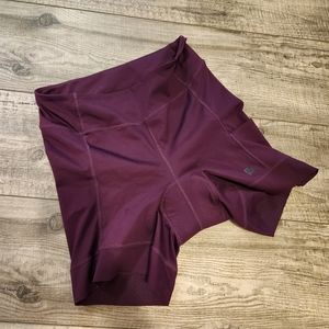 Bontrager purple spin cycling shorts mtb rdb pocket lined chamois large